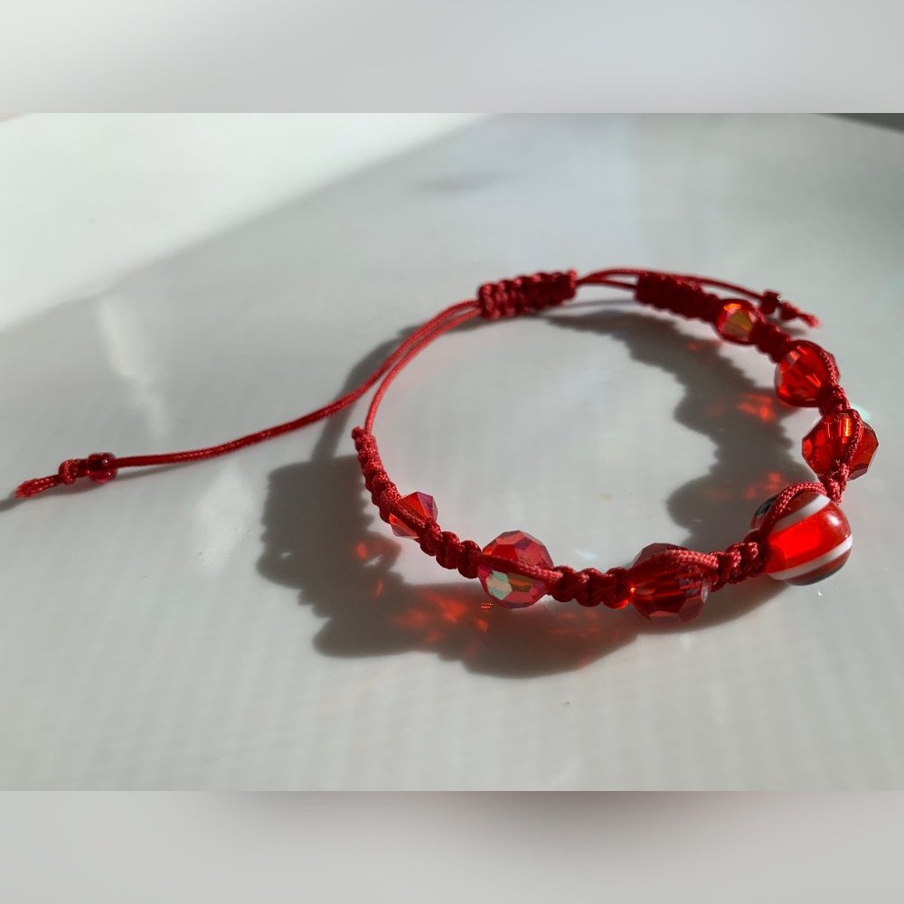 Swarovski Beaded Crochet Handmade Bracelet